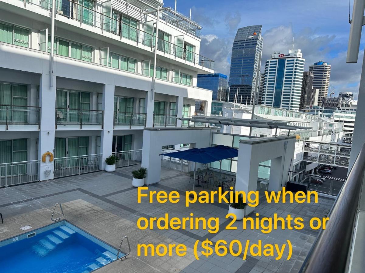 Waterfront Seaview Hotel Apartment - Same Building Block As Auckland Hilton Екстериор снимка