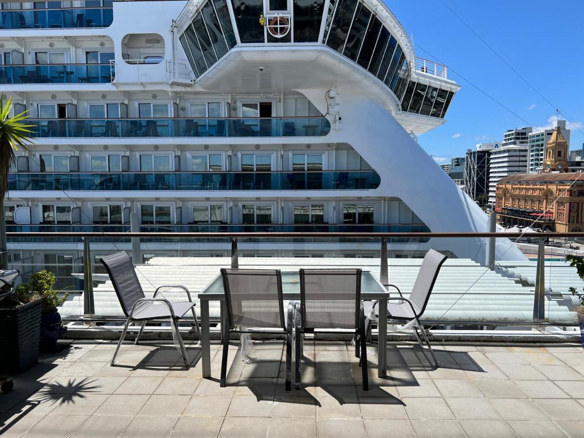 Waterfront Seaview Hotel Apartment - Same Building Block As Auckland Hilton Екстериор снимка