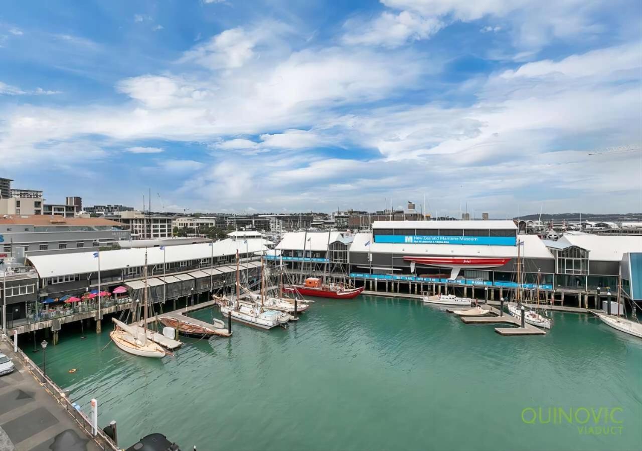 Waterfront Seaview Hotel Apartment - Same Building Block As Auckland Hilton Екстериор снимка
