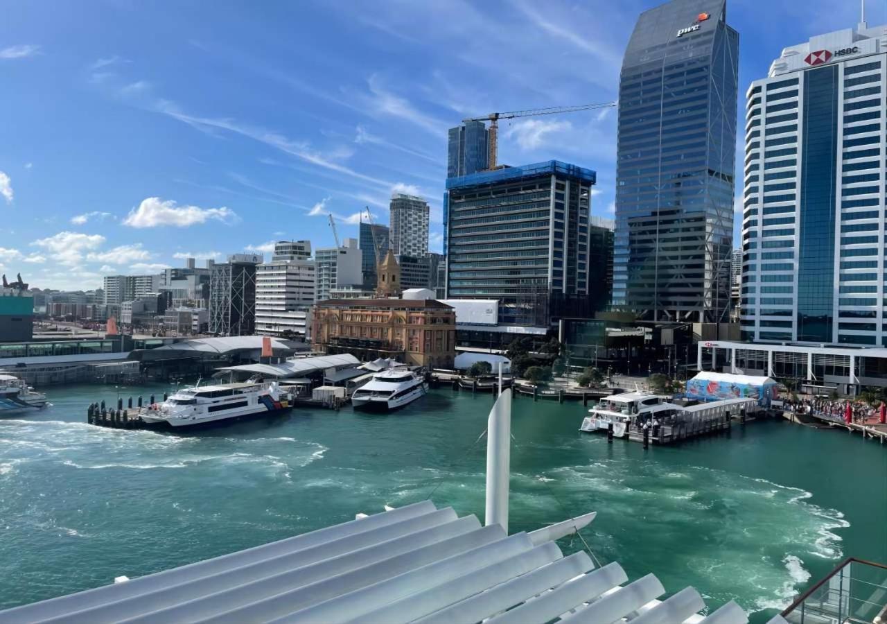 Waterfront Seaview Hotel Apartment - Same Building Block As Auckland Hilton Екстериор снимка