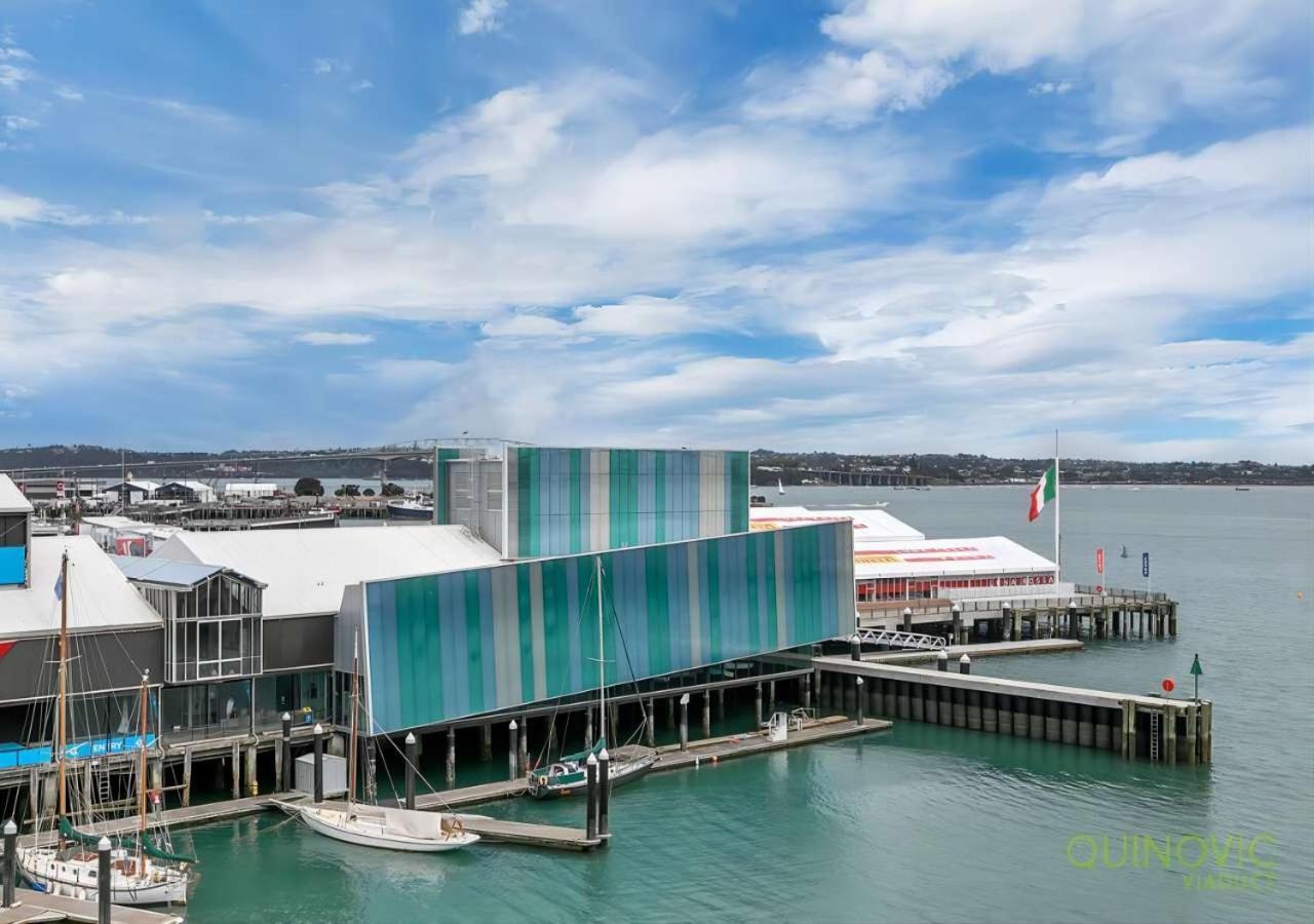 Waterfront Seaview Hotel Apartment - Same Building Block As Auckland Hilton Екстериор снимка