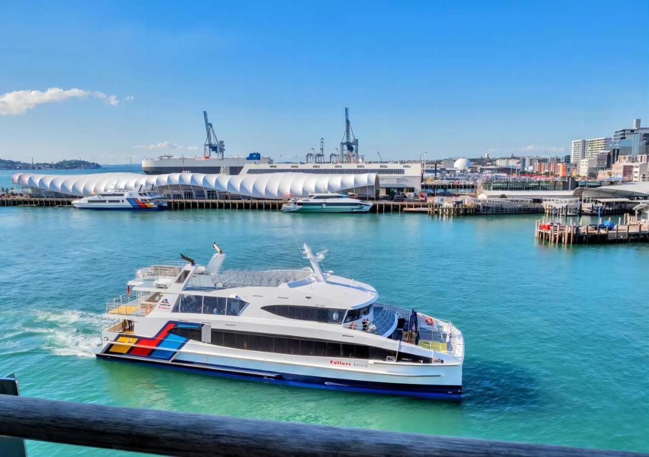 Waterfront Seaview Hotel Apartment - Same Building Block As Auckland Hilton Екстериор снимка