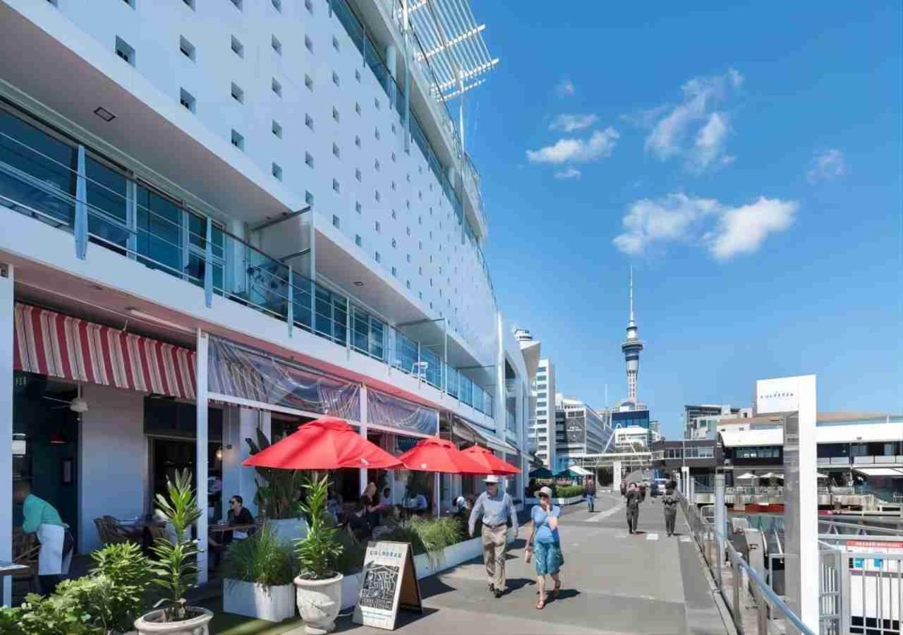 Waterfront Seaview Hotel Apartment - Same Building Block As Auckland Hilton Екстериор снимка